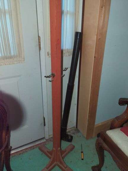 Vintage Wooden Coat Rack