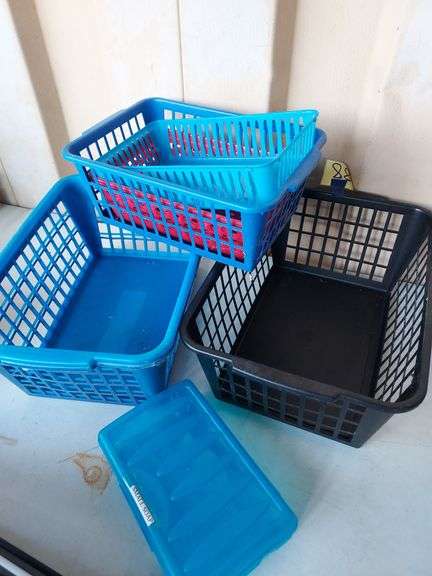 Assorted Plastic Organizers