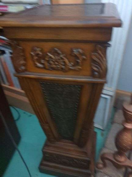 Victorian Style Carved Pedestal