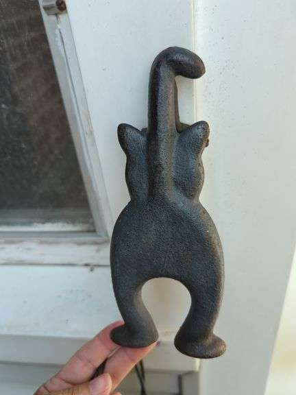 Cast Iron Cat Door Knocker