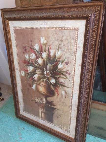 Framed Art Print "Spring Blossoms II" After Welby