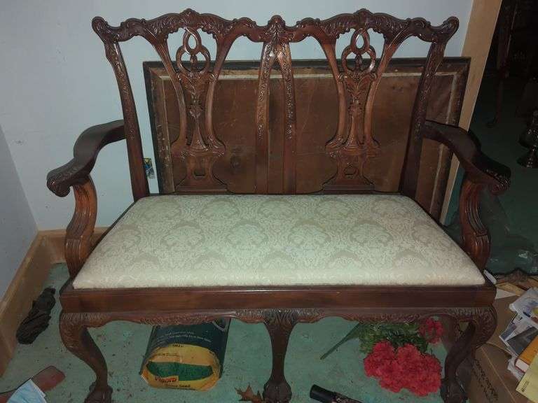 Chippendale Style Settee