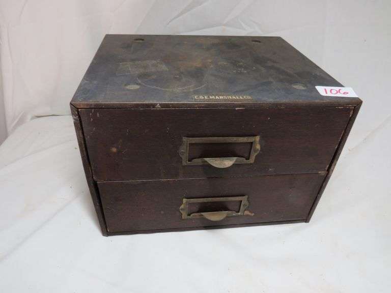 Vintage Watch Cabinet & Contents
