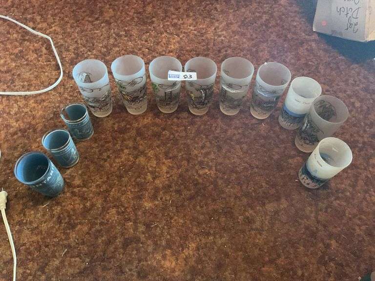 Currier & Ives / Other Vintage Glasses