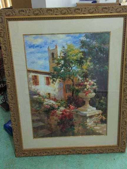 Vintage Framed Print After Vail Oxley