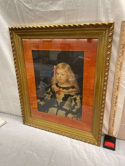 Framed Victorian Girl