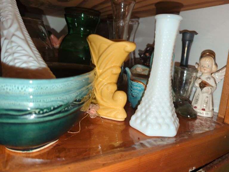 Vintage Milk Glass, Pottery, Figurines and Decor