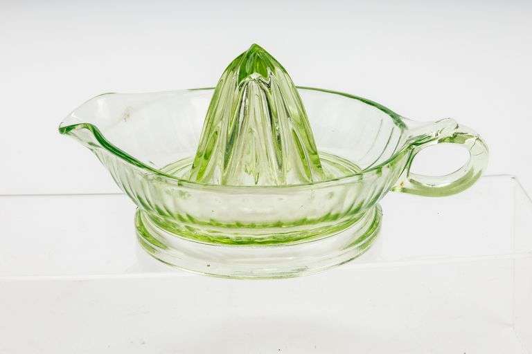 Uranium Glass Juicer- Large!