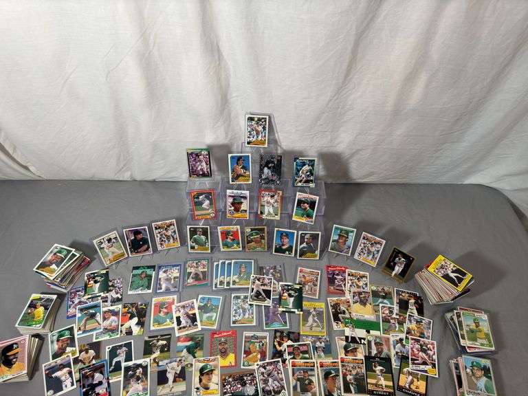 Athletics Baseball Cards Including Cards From the 1970s and Newer