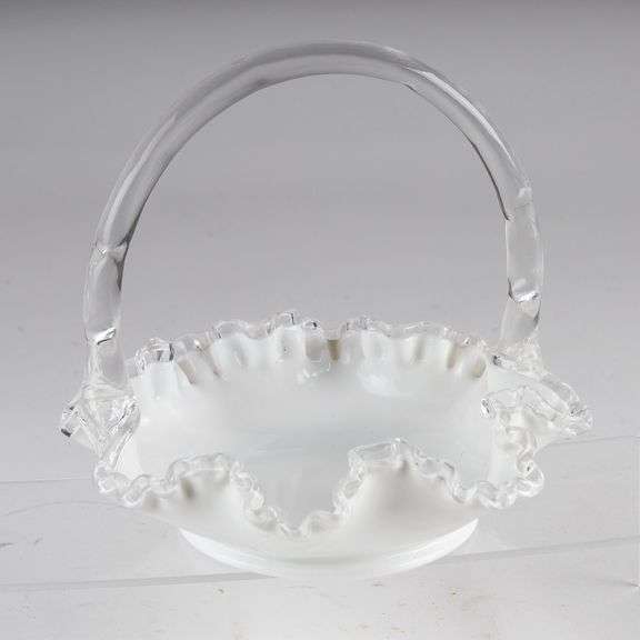 Fenton Silvercrest Basket Auction Ohio
