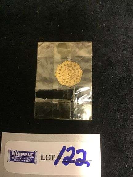 1858 "California gold " RESTRIKE"