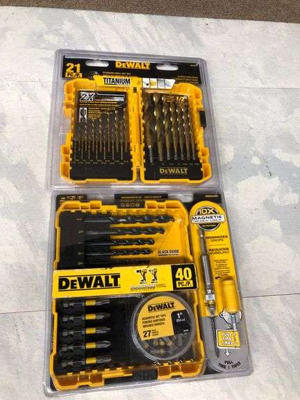 NIP DeWalt Drill Bit Sets