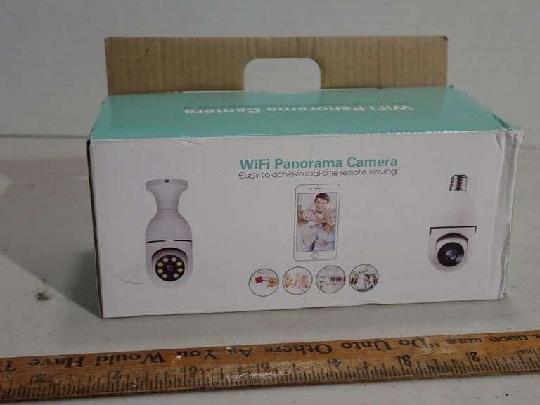 WiFi Panorama Camera - screws in any light socket or hardwire