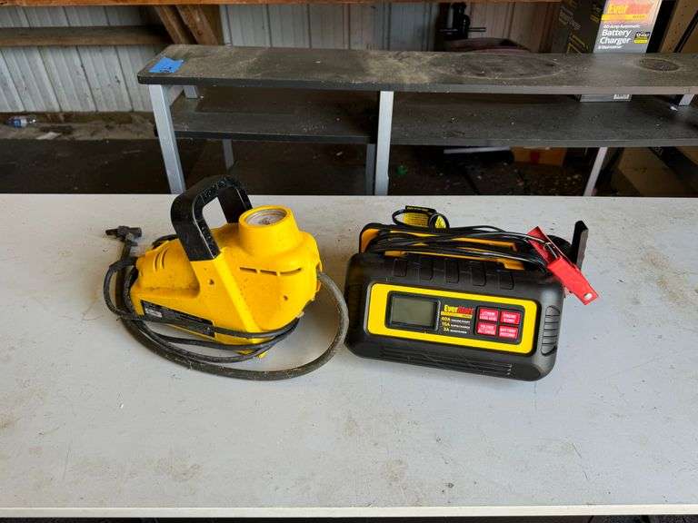 Air compressor and battery charger