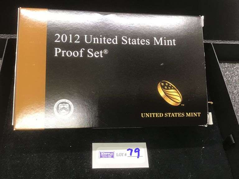 2012 proof set, gov. pkg.