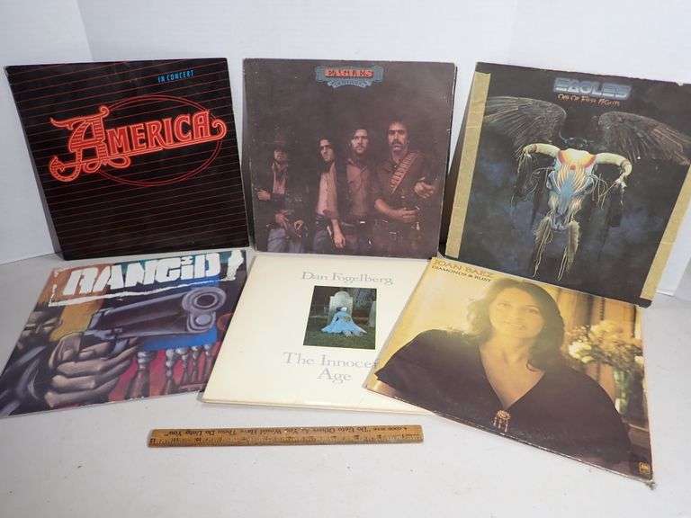 6 ROCK-n-ROLL Albums America The Eagles Rancid Dan Fogelberg Joan Baez