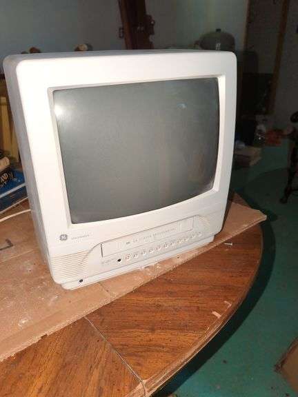 General Electric Small Television and VCR