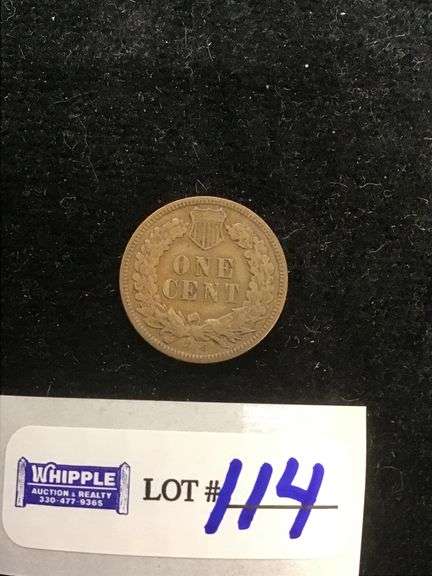 109-S INDIAN cent, VG, KEY DATE!