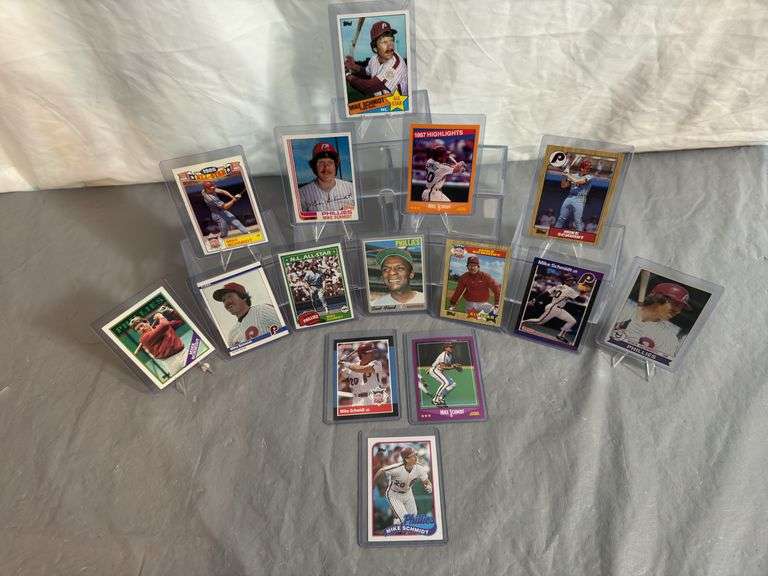 Mike Schmidt with Curt Flood