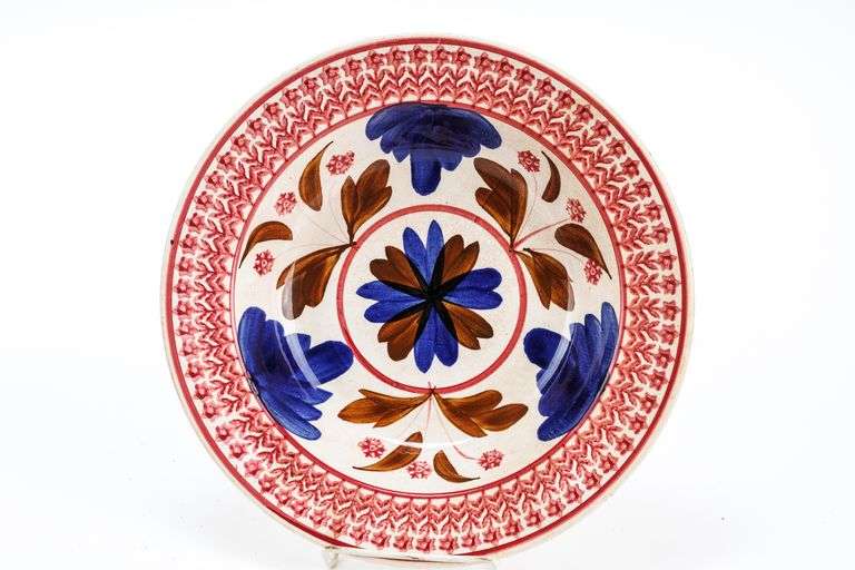 Societe Ceramique Maestricht Painted Flower Bowl