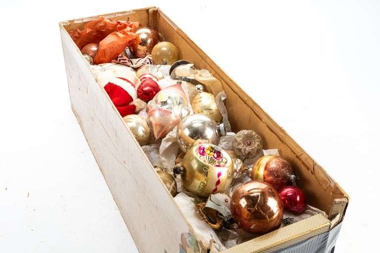 Large Collection of Vintage Christmas Ornaments