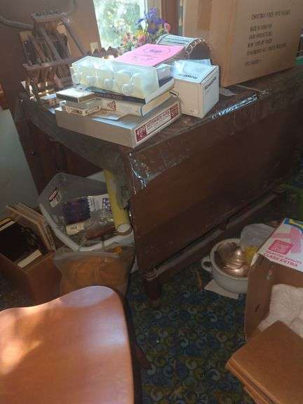 Vintage Mahogany Table, Chairs and More