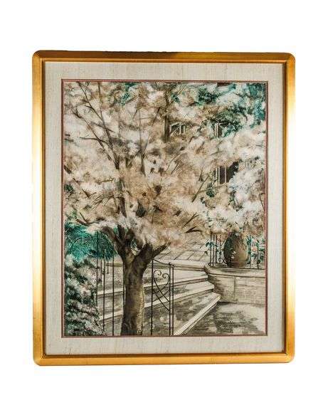 Susan Sahall "Flowering Tree" Artwork