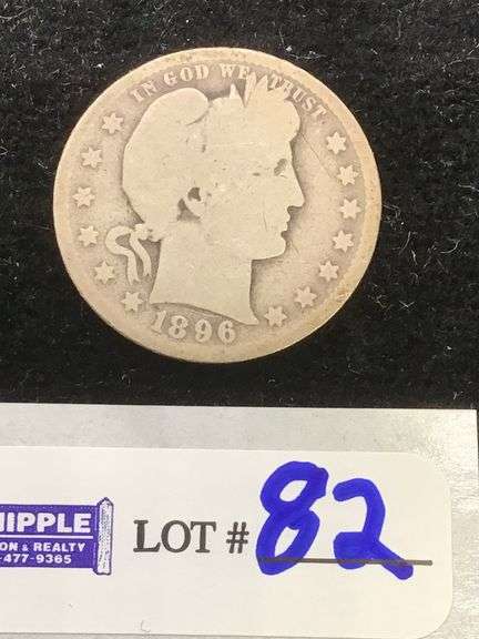 1896-O barber qtr. good