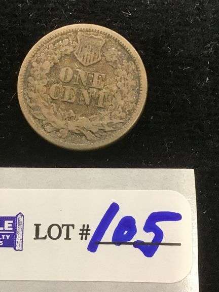 1860 INDIAN cent, VG+
