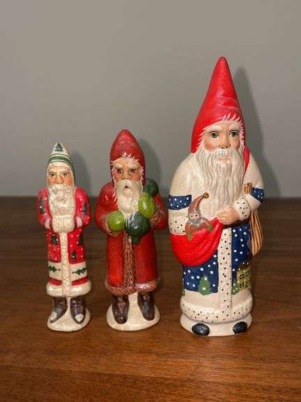 Folk Art Santa’s