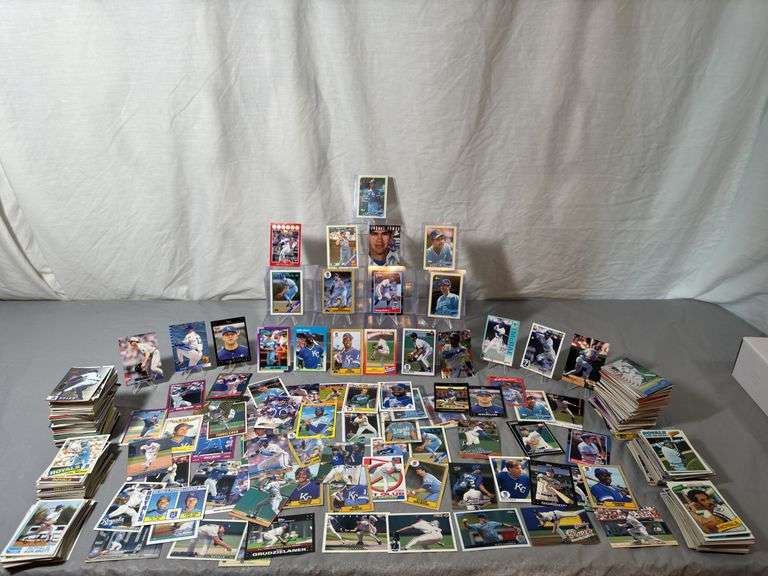 Royals Baseball Cards Including Cards From the 1970s and Newer