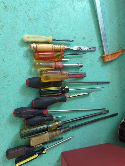 Collection of Various Screwdrivers