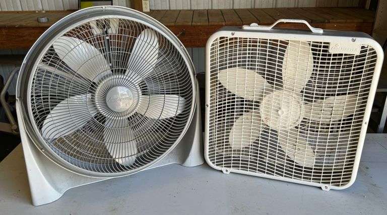 Two (2) Box Fans