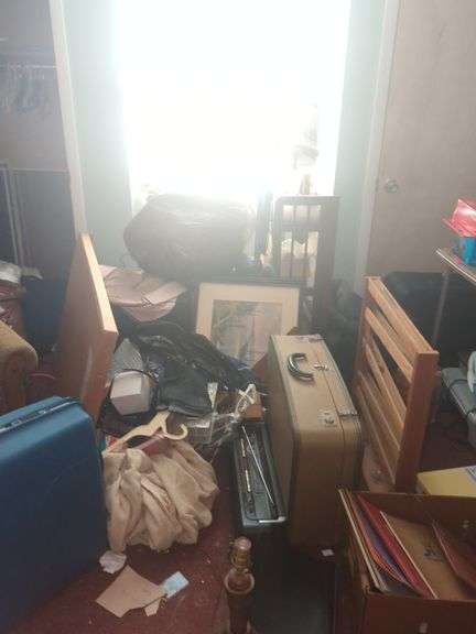Suitcases, Arm Chair, Bed Frame and More