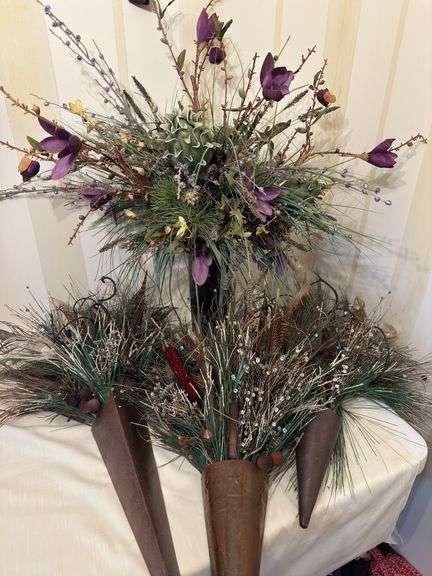 Gorgeous faux floral arrangements Pier One