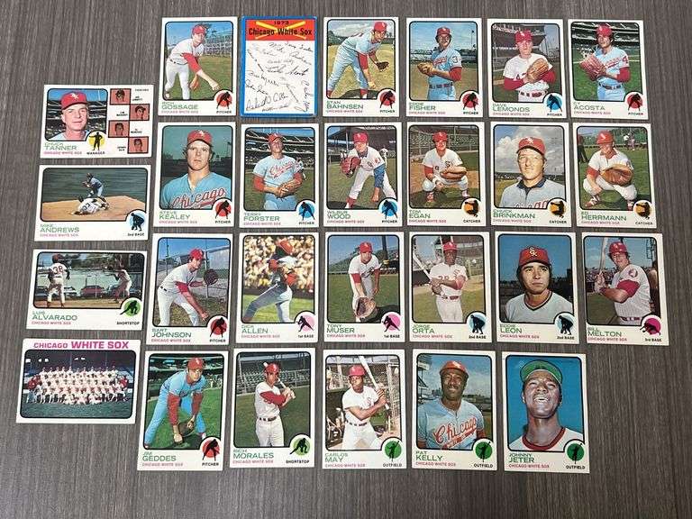 Chicago White Sox 1973 Topps Team Set