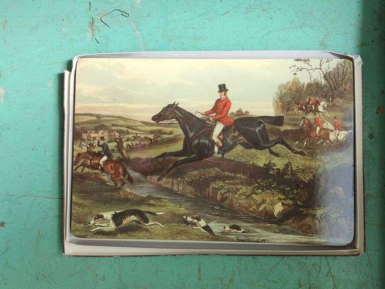 Vintage Hunt Scene Placemats