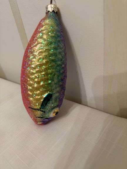 Rare Radko rainbow trout ornament