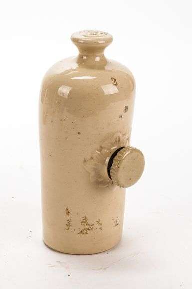 Antique Stoneware Hot Water Bottle/Bed Warmer