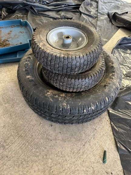 Three (3) tires and rims