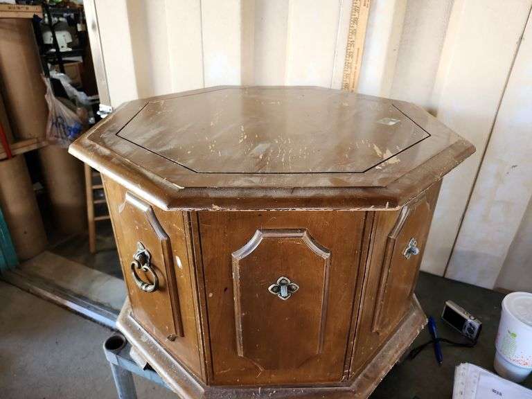 Octagon End Table