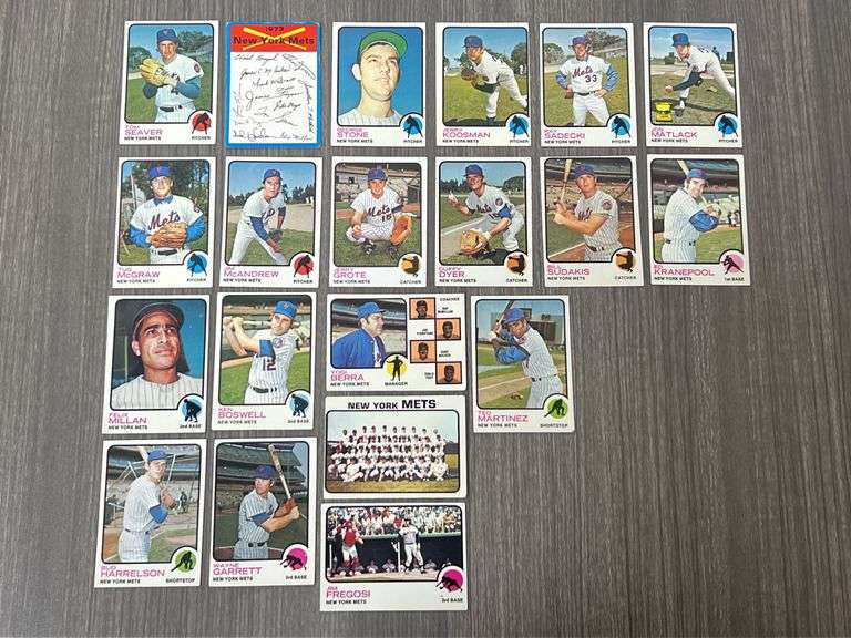 New York Mets 1973 Topps Team Set
