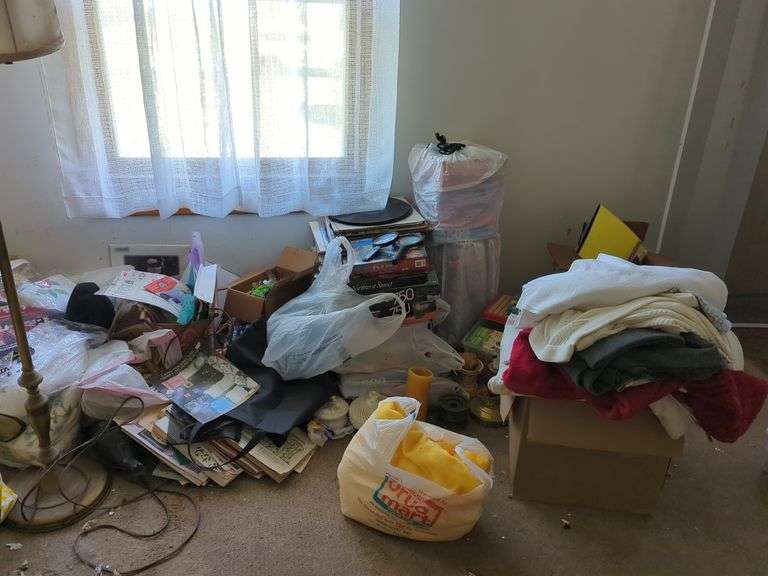 Collection of Records, Puzzles, Games, Floor Lamp and More