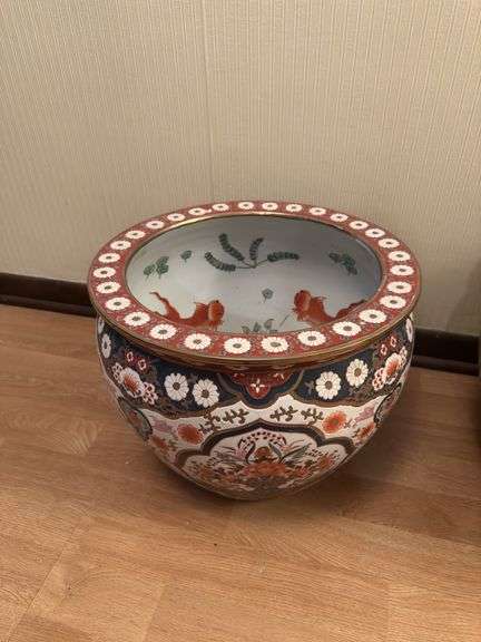 Koi fish planter