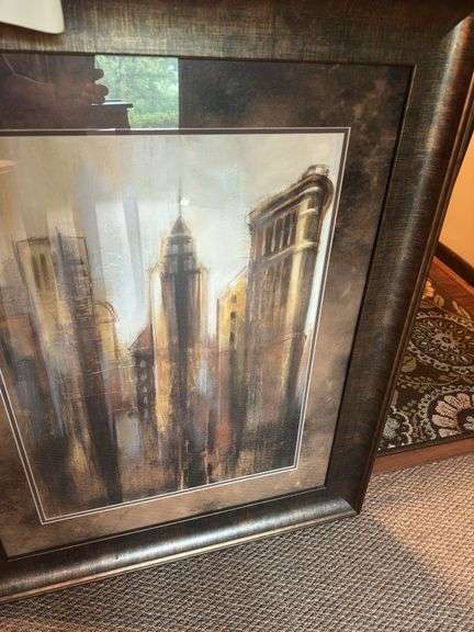 Framed flatiron print