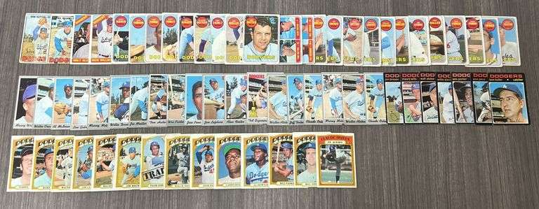 Assorted Vintage Los Angeles Dodgers Baseball Cards
