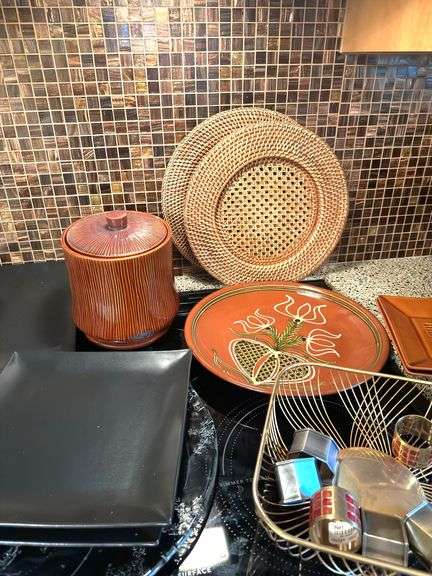 JS Pottery, plates etc