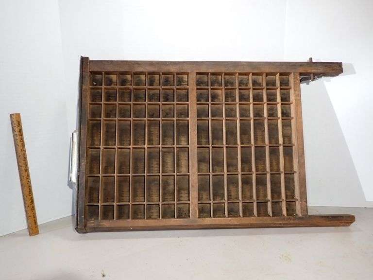 Hamilton Printers Cabinet Drawer w/handle - Perfect for Miniatures collections