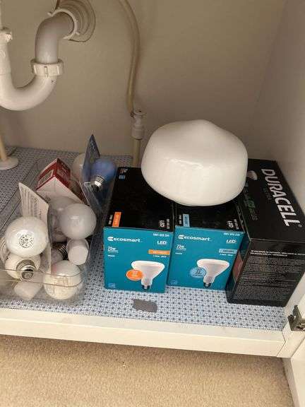 Light Bulbs & Hair Dryer