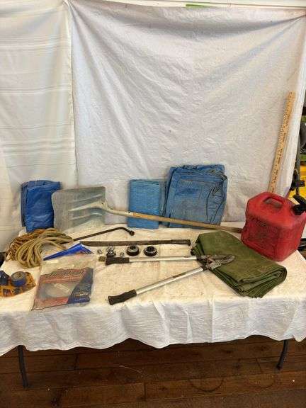 Pruner, Machete, Tarps & More